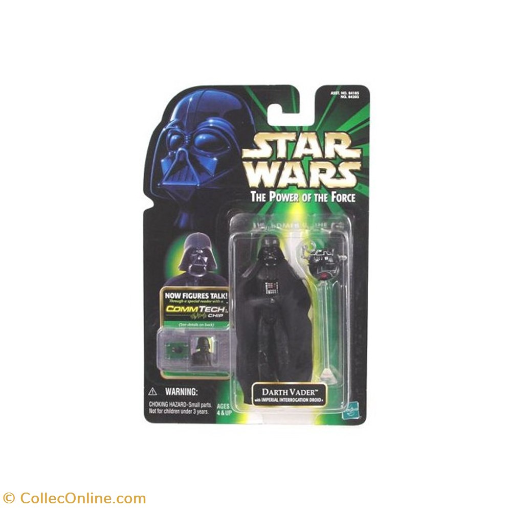 Star Wars POTF2 (Green CommTech) Darth Vader figurine cinema star wars potf2 green commtech darth vader