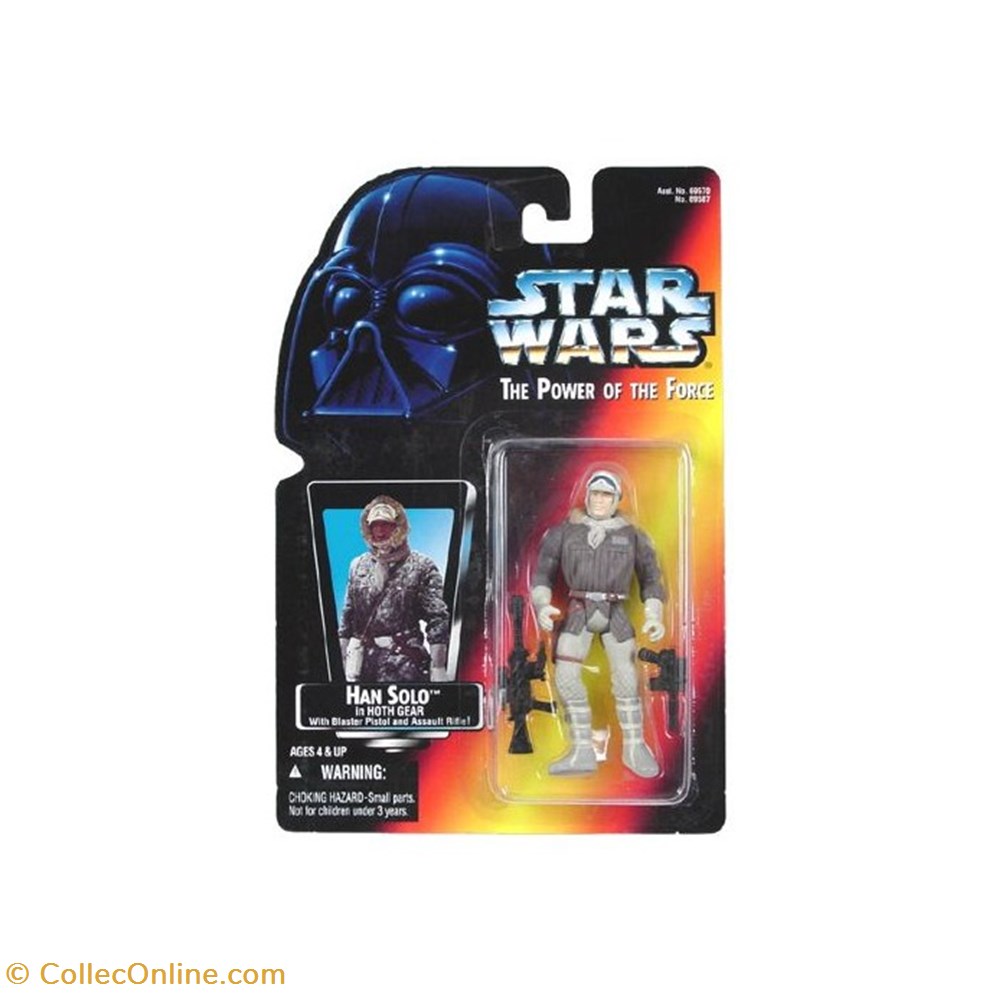figurine cinema star wars potf2 red han solo hoth gear