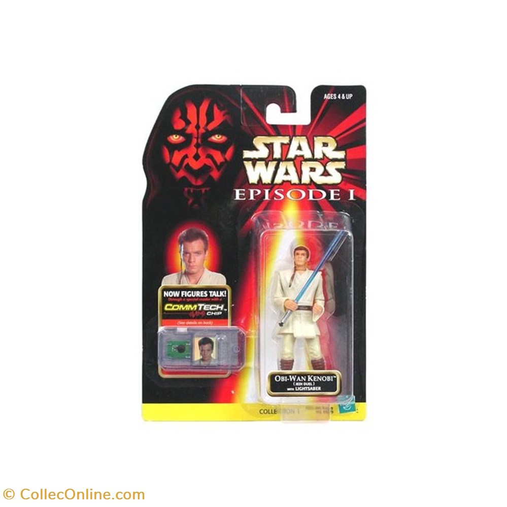 figurine cinema star wars tpm obi wan jedi duel