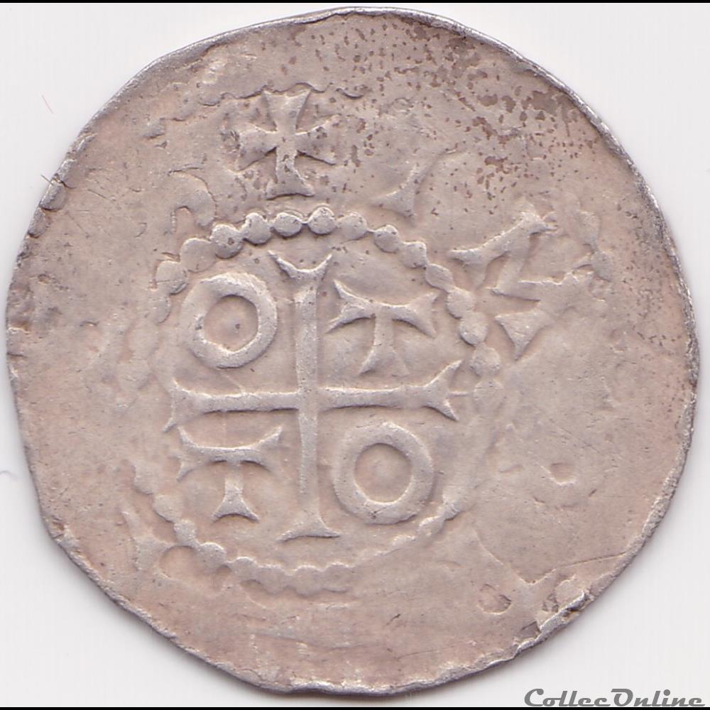 DENIER TYPE FLON N°2 P 173 monnaie france feodale denier type flon n 2 p 173