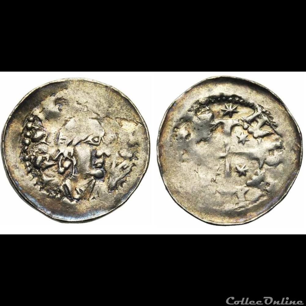 DENIER TYPE 13 monnaie france feodale denier type 13