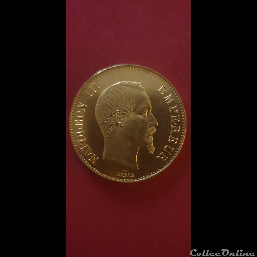 100 francs Napoléon 1855 A monnaie france moderne 100 francs napoleon 1855 a