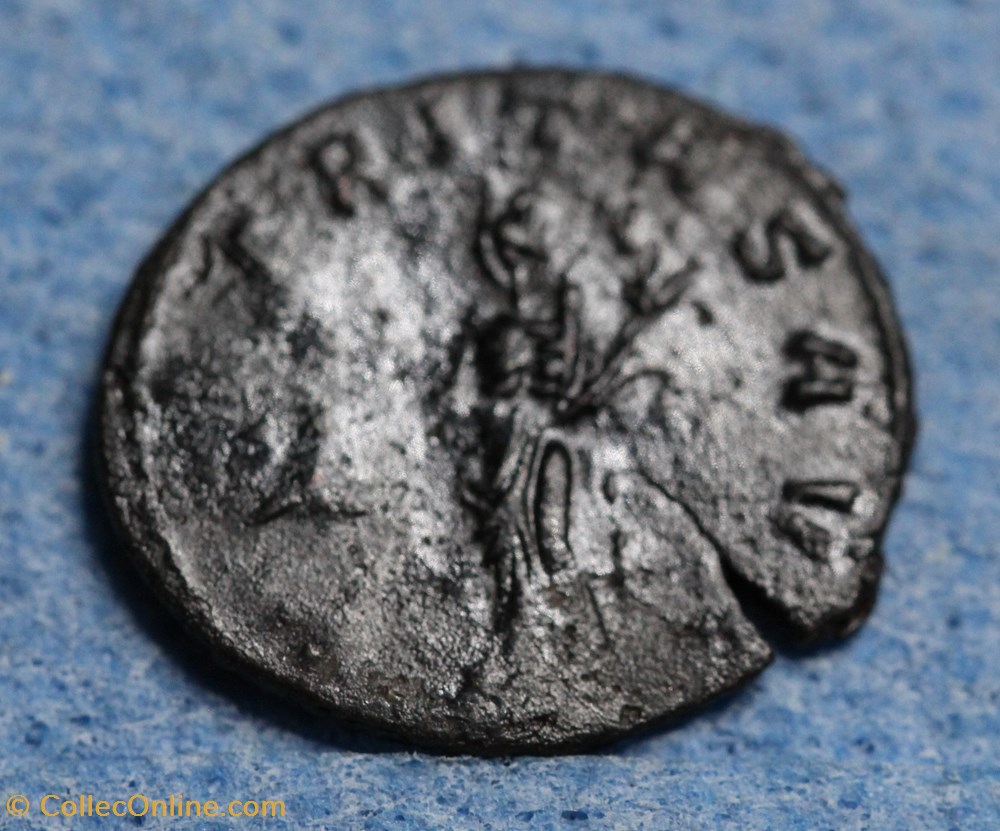 monnaie antiquite jc ap romaine republicaine imperiale claude ii le gothique antoninien avers imp clavdivs avg revers vberitas
