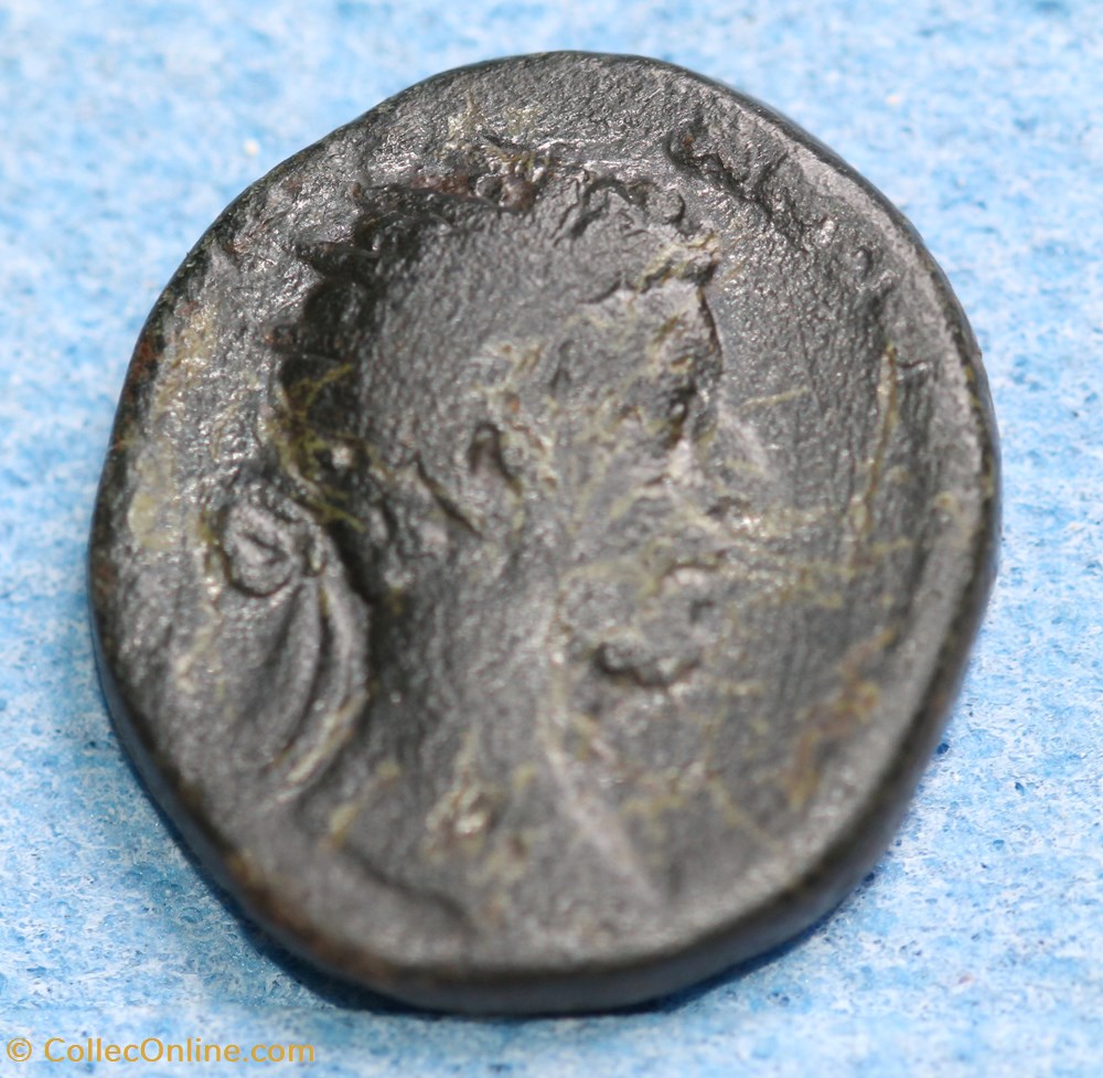 monnaies antiquite jc ap romaines republicaines imperiales commode dupondius avers m commodvs antoninvs avg revers salvs avg tr p vii imp iiii c