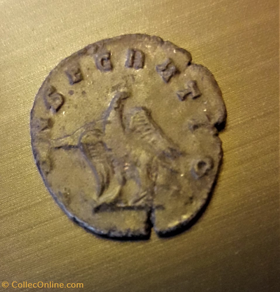 monnaie antiquite jc ap romaine republicaine imperiale claude ii le gothique antoninien avers divo clavdio revers consecratio
