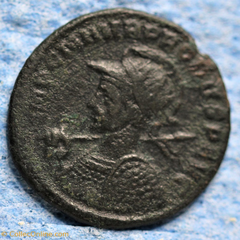 PROBUS Aurélianus Avers : IMP C M AVR PROBUS P F AVG Revers : VIRTUS PROBI AVG / XXIT monnaie antique jc ap romaine republicaine imperiale probus aurelianus avers imp c m avr probus p f avg revers virtus probi avg xxit