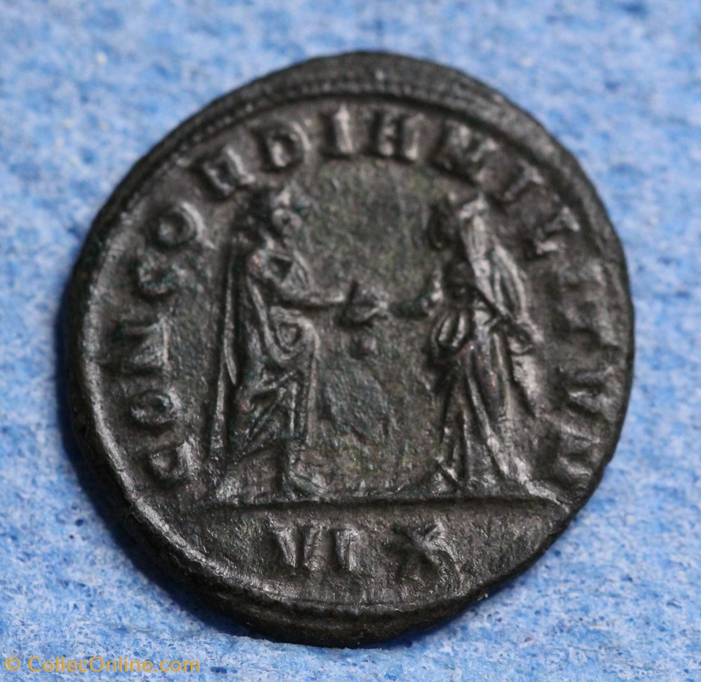 Aurelien aurelianus - Avers : IMP C AVRELIANVS AVG - Revers : CONCORDIA MILITVM// VI* monnaie antique jc ap romaine republicaine imperiale aurelien aurelianus avers imp c avrelianvs avg revers concordia militvm vi