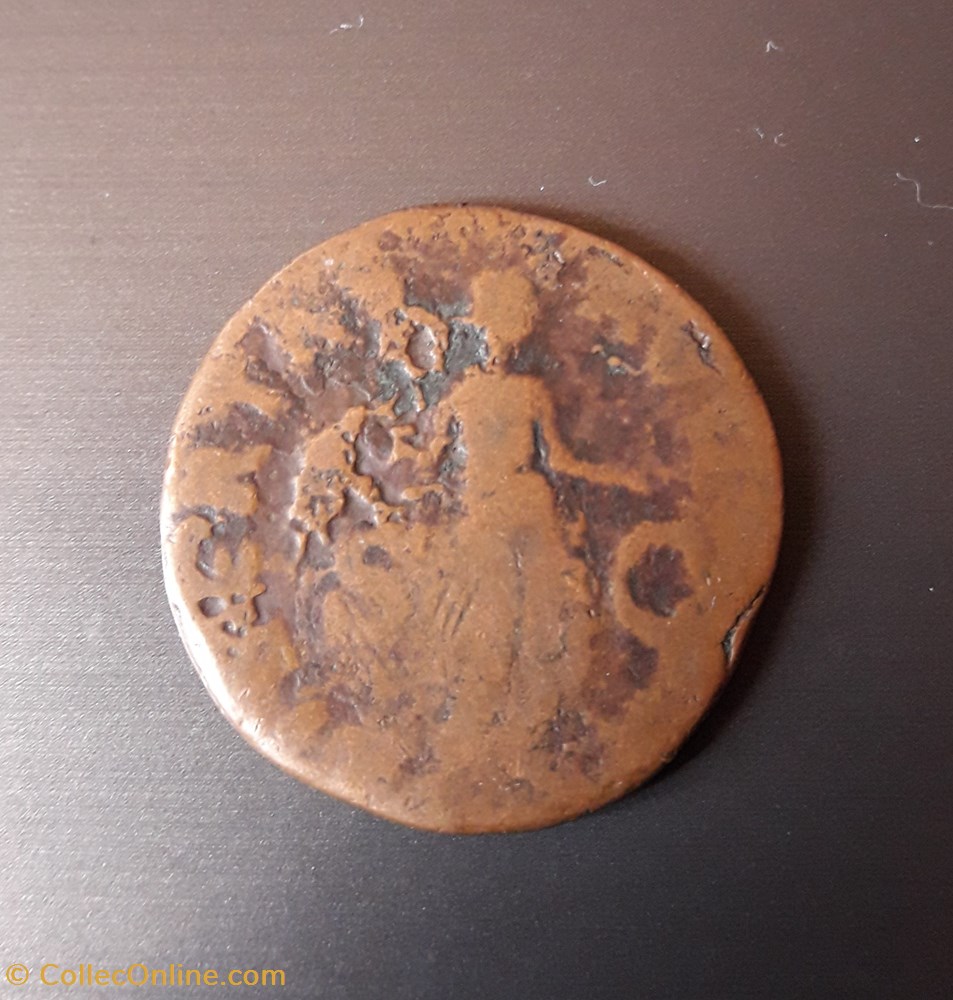 CLAUDE AE AS Avers : TI CLAVDIVS CAESAR AVG P M TR P IMP Revers : LIBERTAS AVGVSTA S-C, monnaie antiquite jc ap romaine republicaine imperiale claude ae as avers ti clavdivs caesar avg p m tr p imp revers libertas avgvsta s c