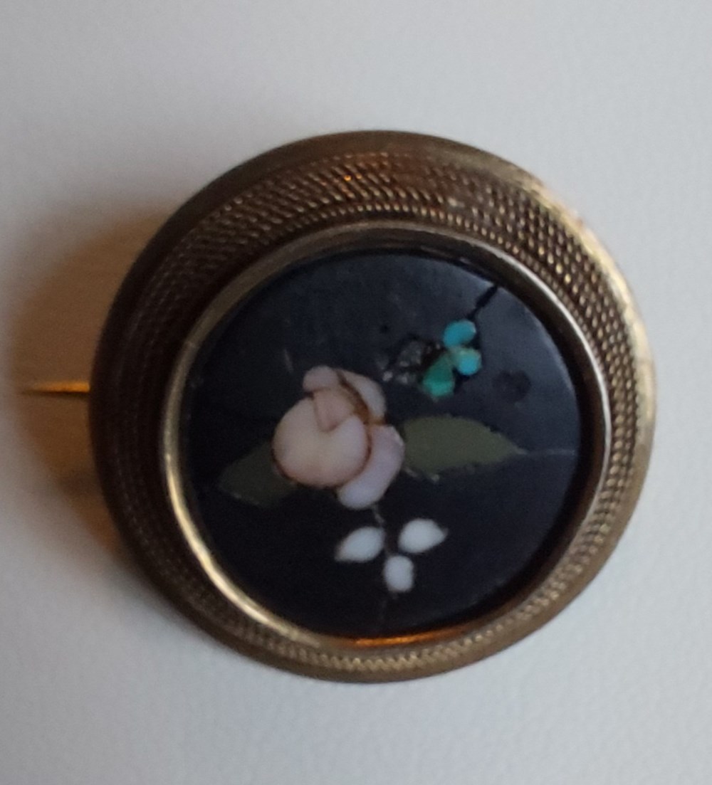 Brosch pietra dura art antiquities brosch pietra dura