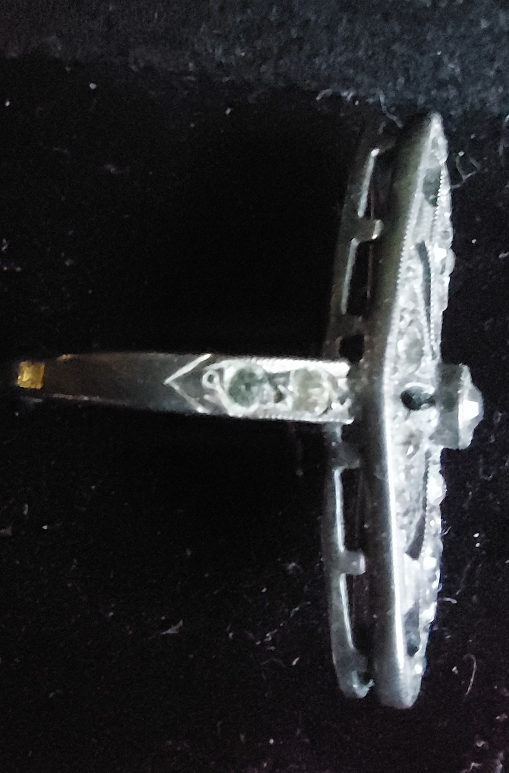 Ring, paste art deco antiquities ring paste art deco
