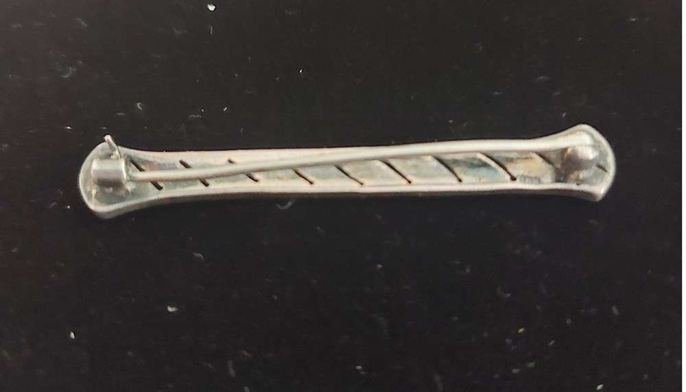 Brosch silver med paste art antiquities brosch silver med paste