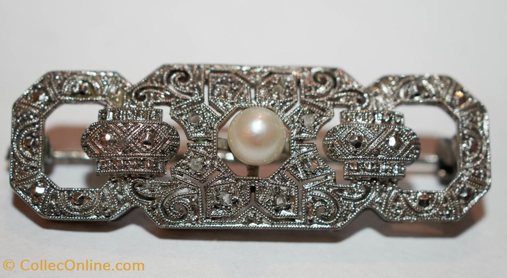 Art deco brosch antiquities art deco brosch