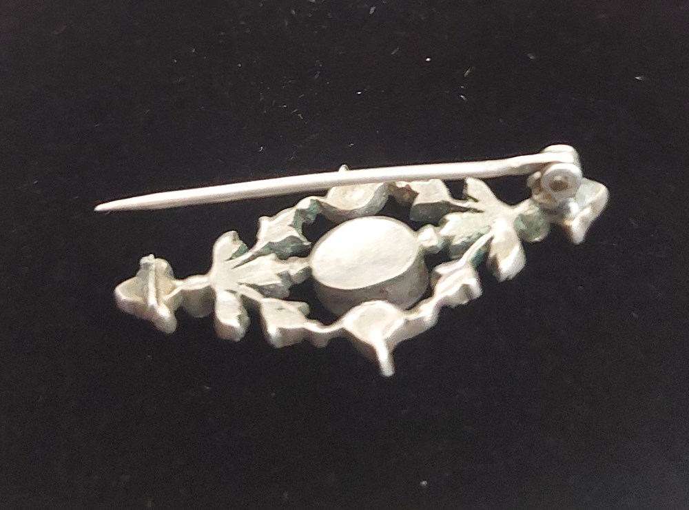 Silverbrosch, paste art antiquities silverbrosch paste
