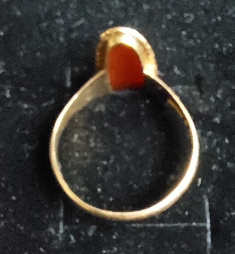 Klackring karneol art antiquities klackring karneol