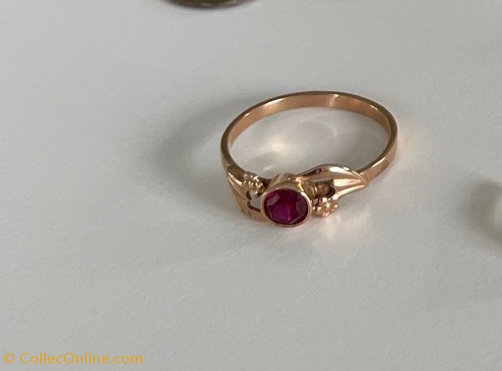 Ring, Ryssland, 14 k art antiquities ring ryssland 14 k