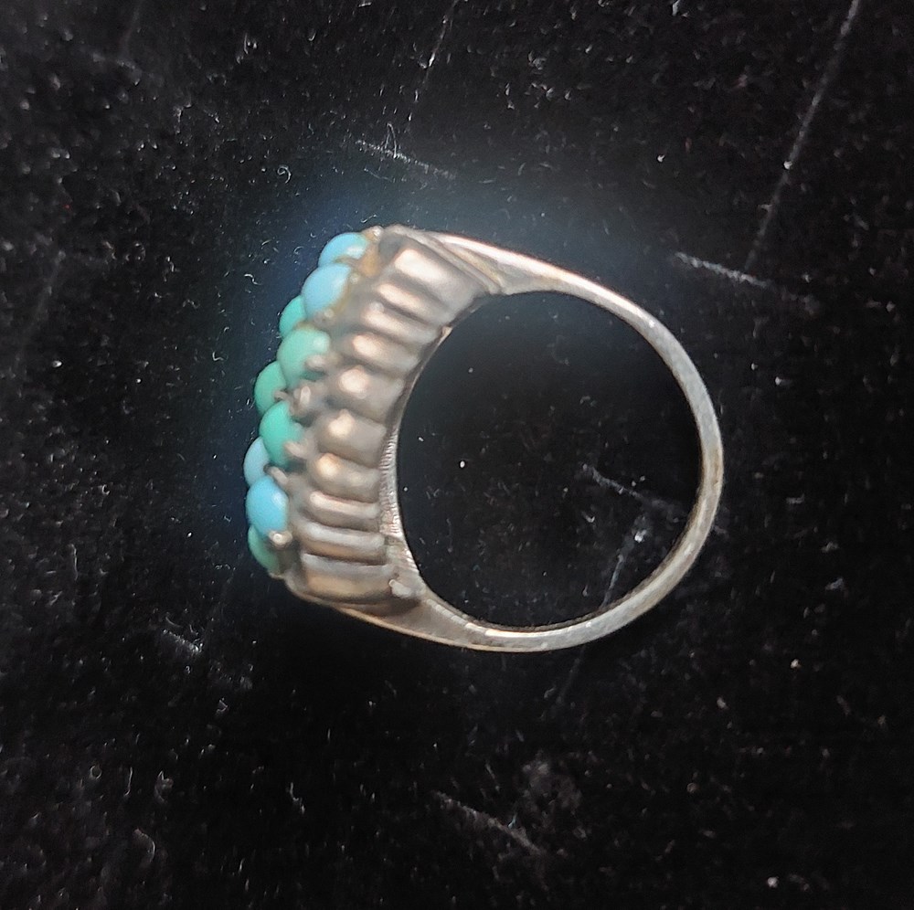 Silverring turkos art antiquities silverring turkos