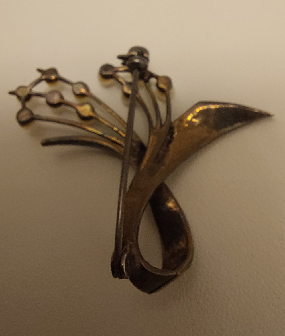 Brosch med markasiter art antiquities brosch med markasiter
