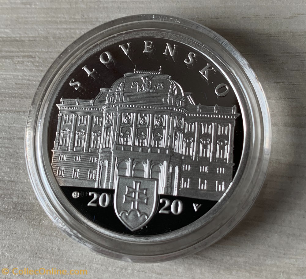 coin world slovakium slovenske narodne divadlo slovakia 2020 100th anniversary