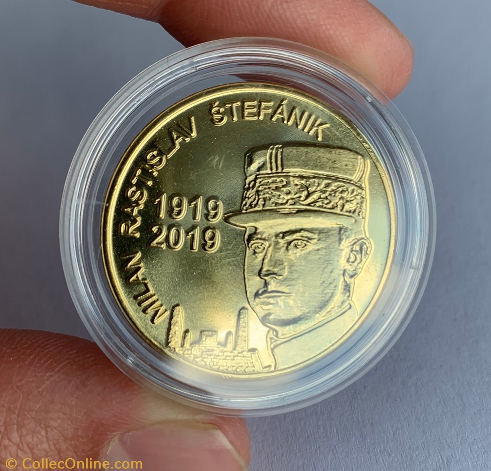 slovakium milan rastislav stefanik medal