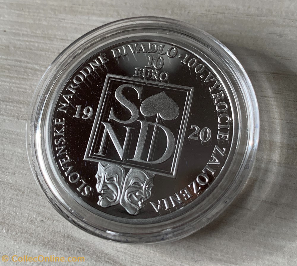 coin world slovakium slovenske narodne divadlo slovakia 2020 100th anniversary