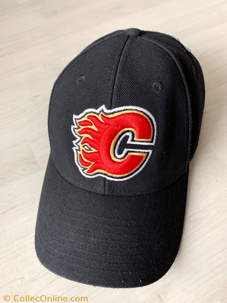 clothe and accessory calgary flames face off cap