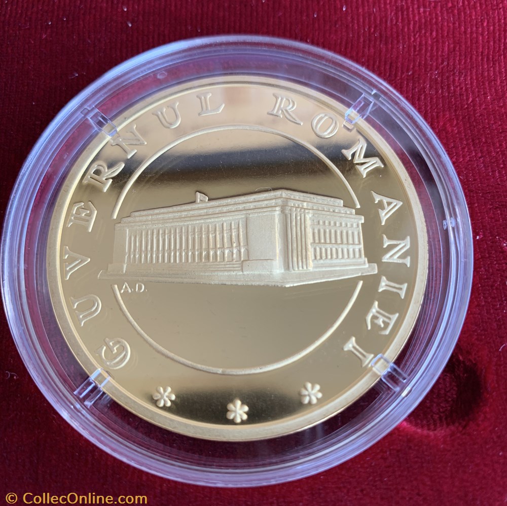 medal romanium romanian government gift