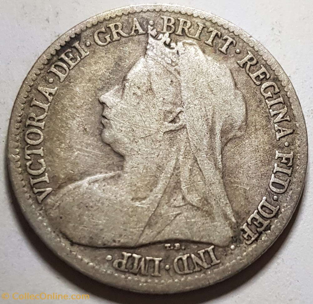 6 pence Victoria Royaume-Uni 1900 monnaie monde 6 pence victoria royaume uni 1900