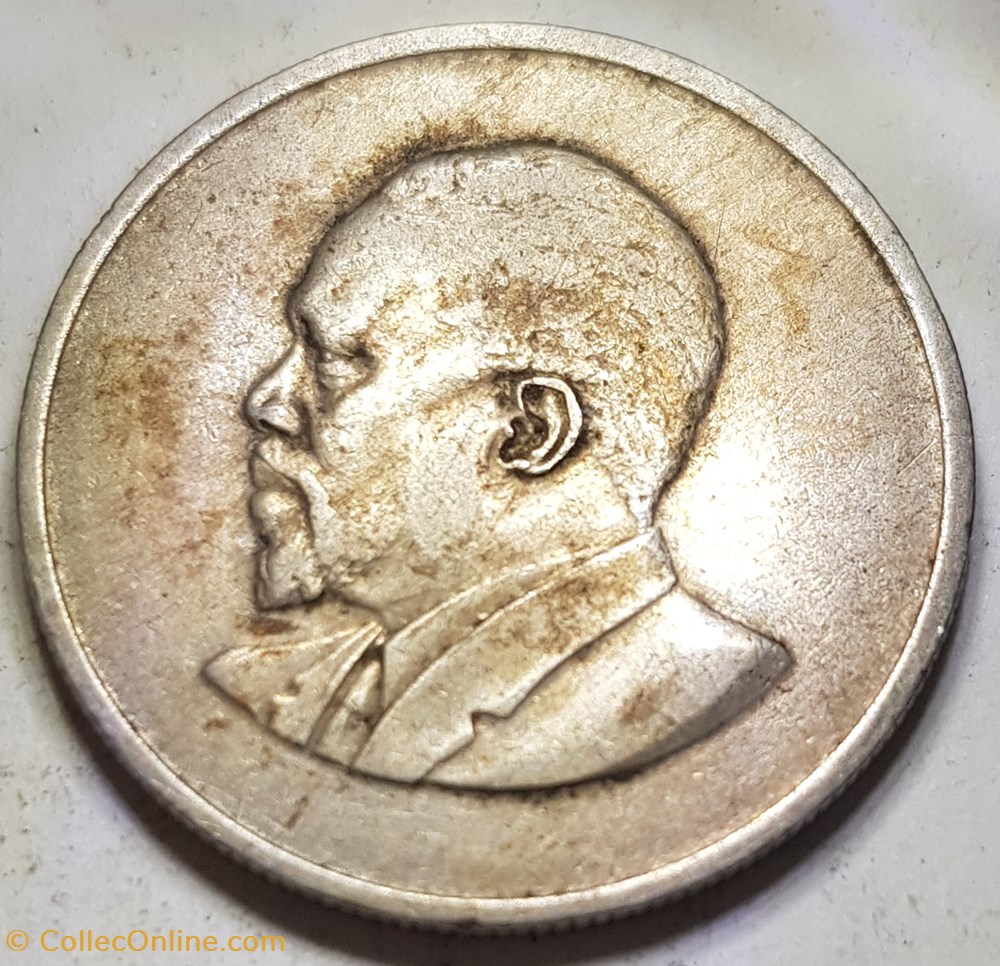 monnaie monde 50 cents jomo kenyatta 1967 kenya
