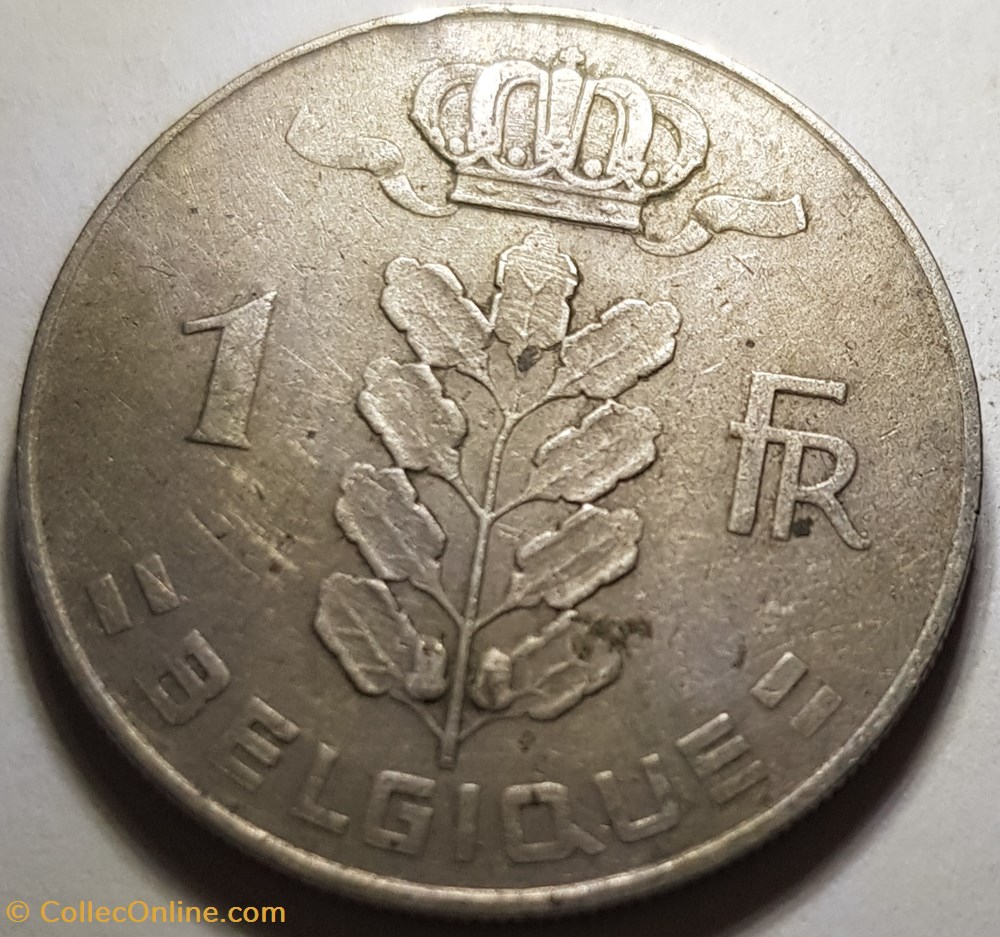 1 franc - type Cérès en français Belgique 1950 monnaie monde 1 franc type ceres en francais belgique 1950