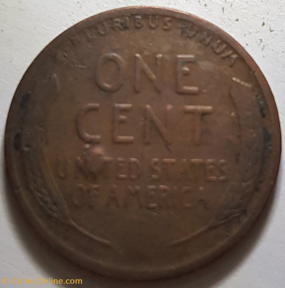 1 cent "Lincoln - Wheat Penny" USA 1916 1958 monnaie monde etat uni 1 cent lincoln wheat penny usa 1916 1958