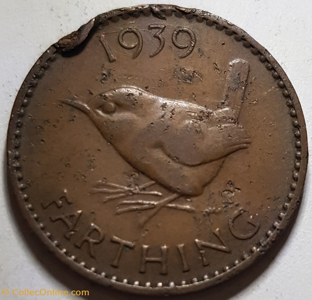 1 farthing George VI Royaume-Uni 1939 monnaie monde 1 farthing george vi royaume uni 1939