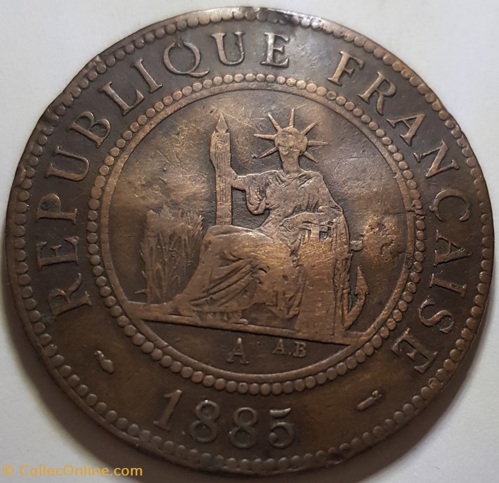 1 centime 1885 1889 indochine monnaies france a colonies 1 centime 1885 1889 indochine