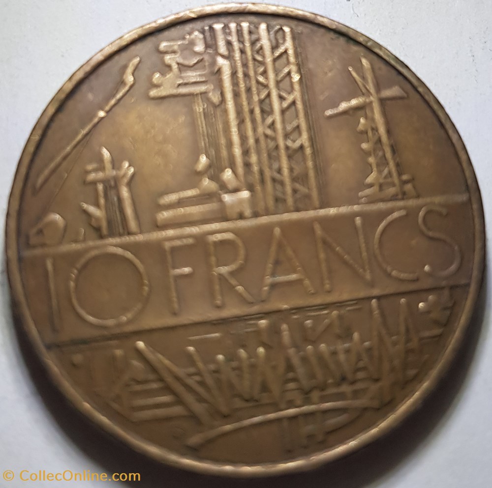 monnaie moderne 10 francs mathieu france 1975