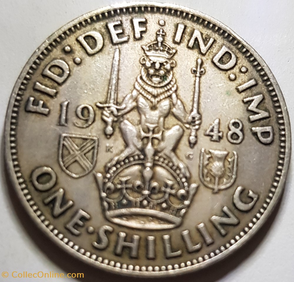 1 shilling George VI Royaume-Uni 1947 1948 monnaie monde 1 shilling george vi royaume uni 1947 1948