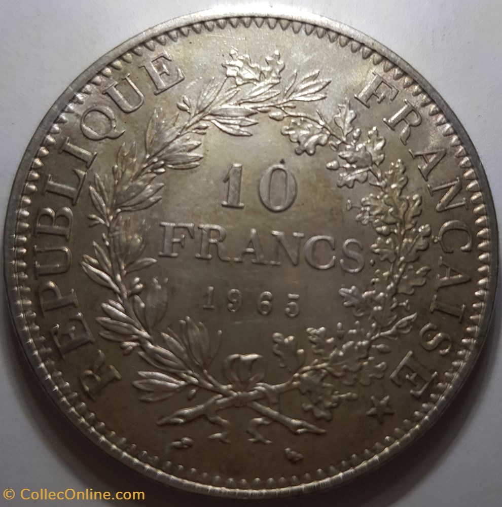 10 francs Hercule France 1965 1970 monnaie moderne 10 francs hercule france 1965 1970
