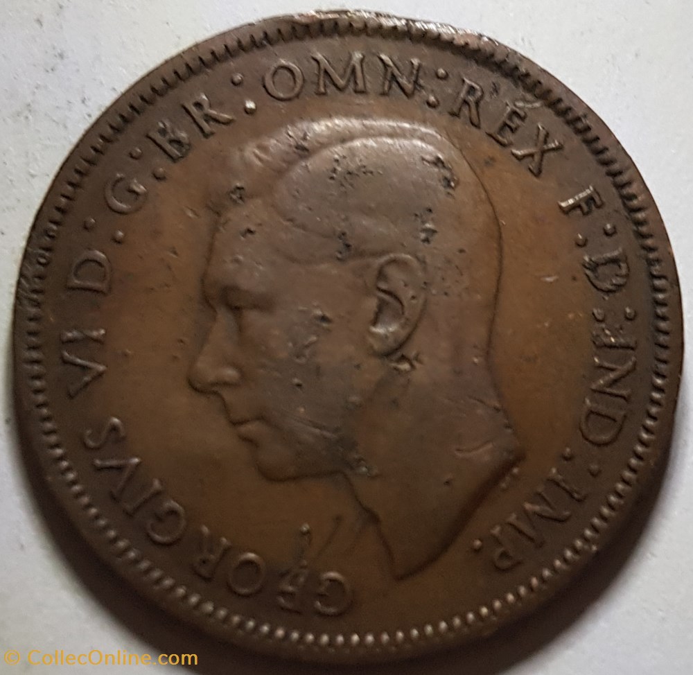 1 farthing George VI Royaume-Uni 1939 monnaie monde 1 farthing george vi royaume uni 1939