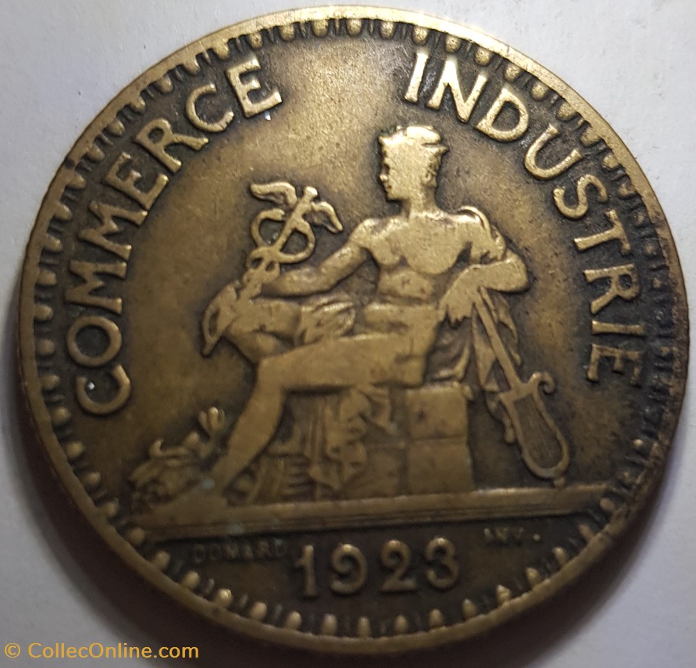 2 francs Chambres de commerce france 1923 1925 monnaie moderne 2 francs chambres de commerce france 1923 1925