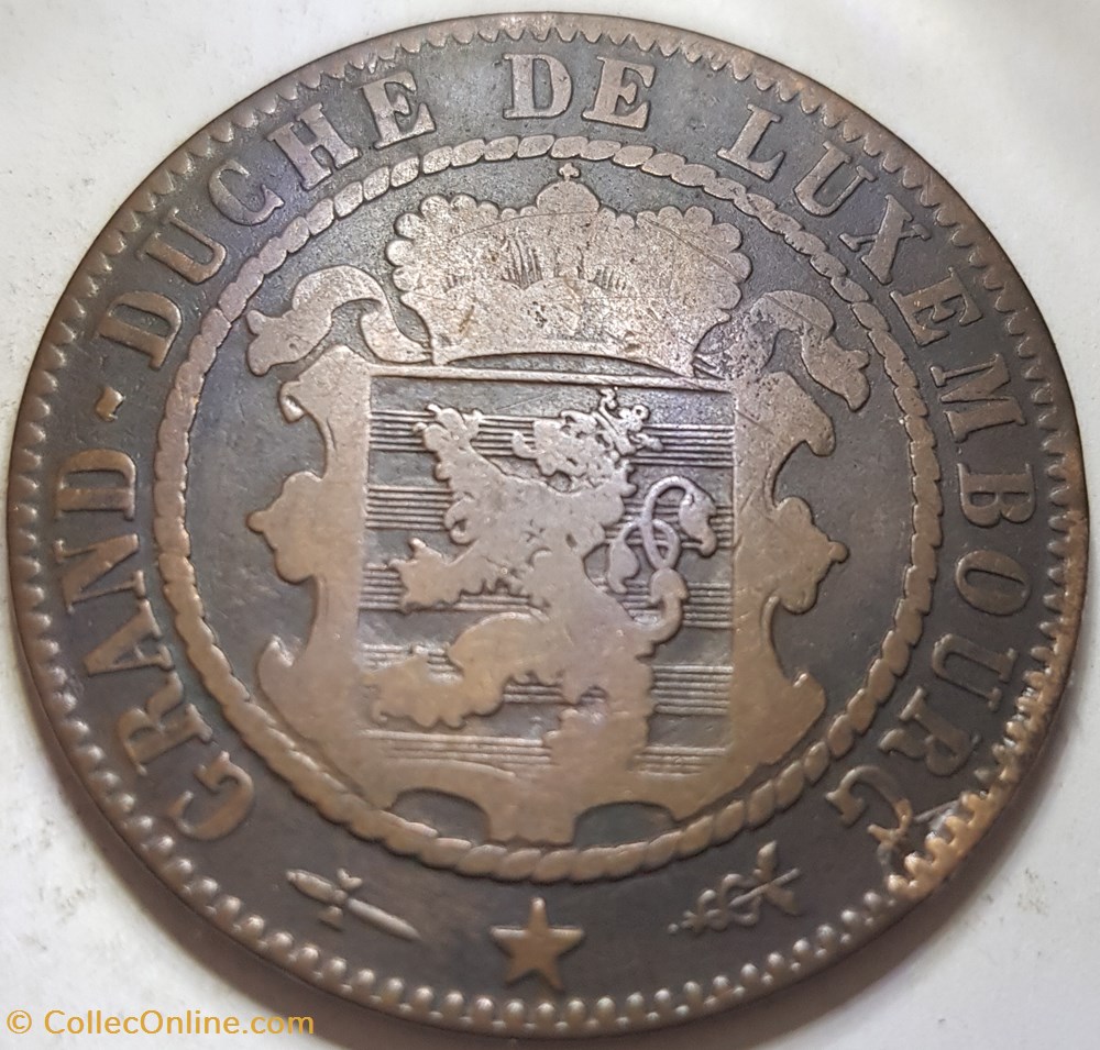 10 centimes - Guillaume III Luxembourg 1870 monnaie monde 10 centimes guillaume iii luxembourg 1870
