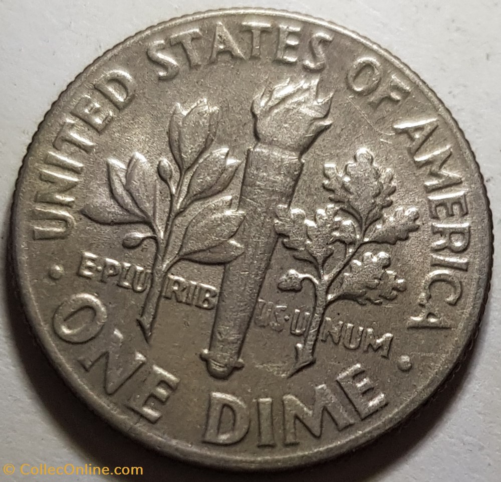 10 cents "Roosevelt Dime" USA 1965 1967 1969 1970 1975 monnaie monde etat uni 10 cents roosevelt dime usa 1965 1967 1969 1970 1975