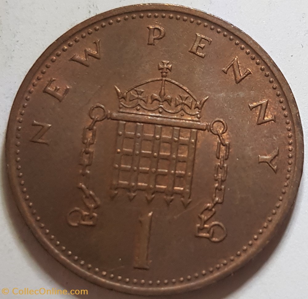1 nouveau penny Elizabeth II 2e portrait 1971 1973 Royaume-Uni monnaies monde 1 nouveau penny elizabeth ii 2e portrait 1971 1973 royaume uni