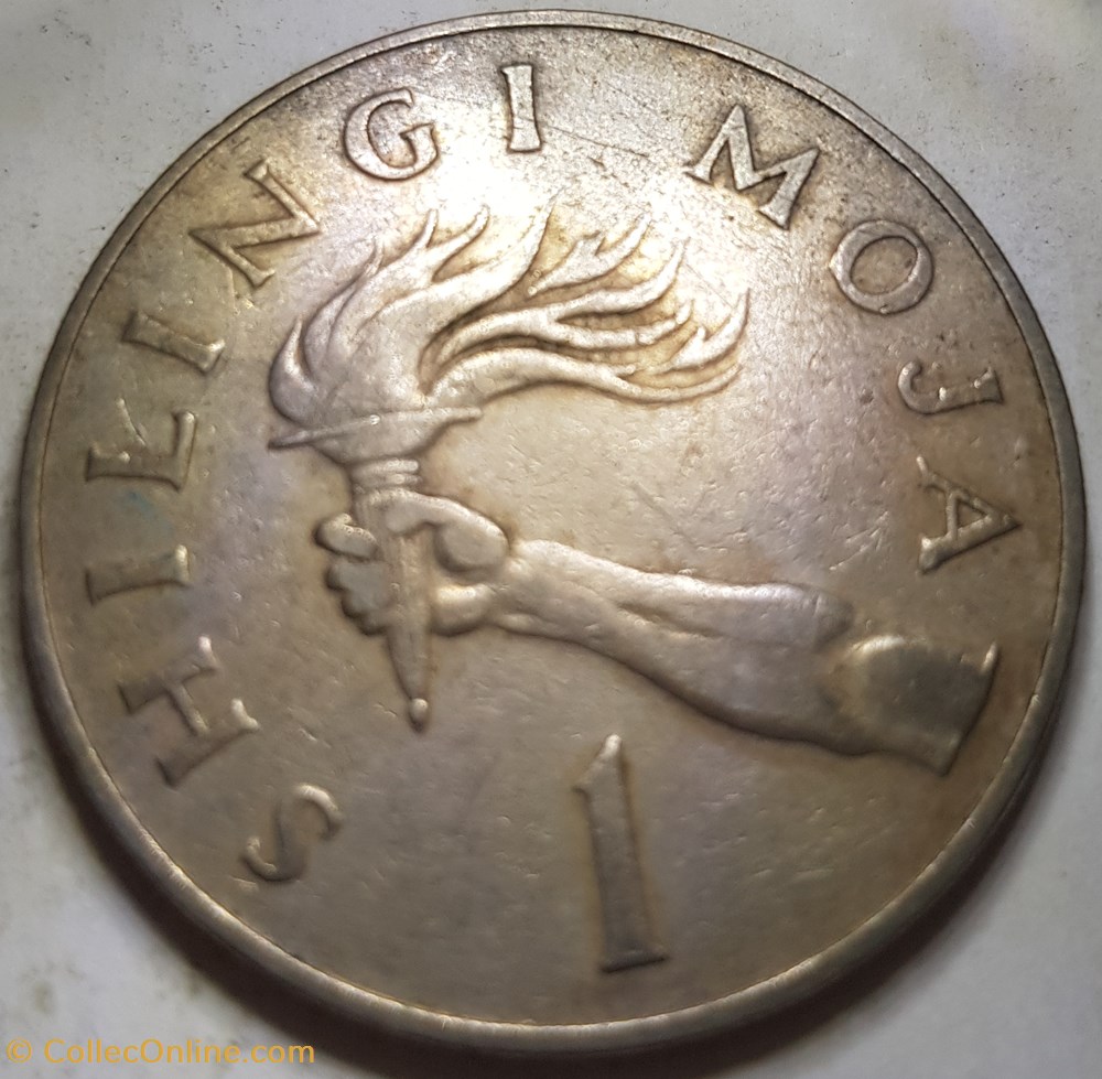 1 shillingi Tanzanie 1966 monnaie monde 1 shillingi tanzanie 1966