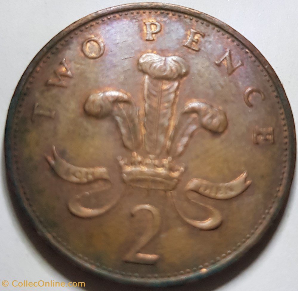 2 pence Elizabeth II Royaume-Uni 1987 monnaie monde 2 pence elizabeth ii royaume uni 1987