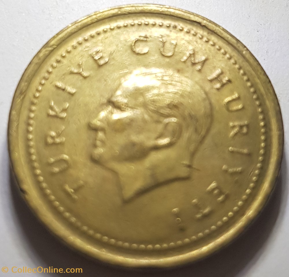 5000 lira Turquie 1996 monnaie monde 5000 lira turquie 1996