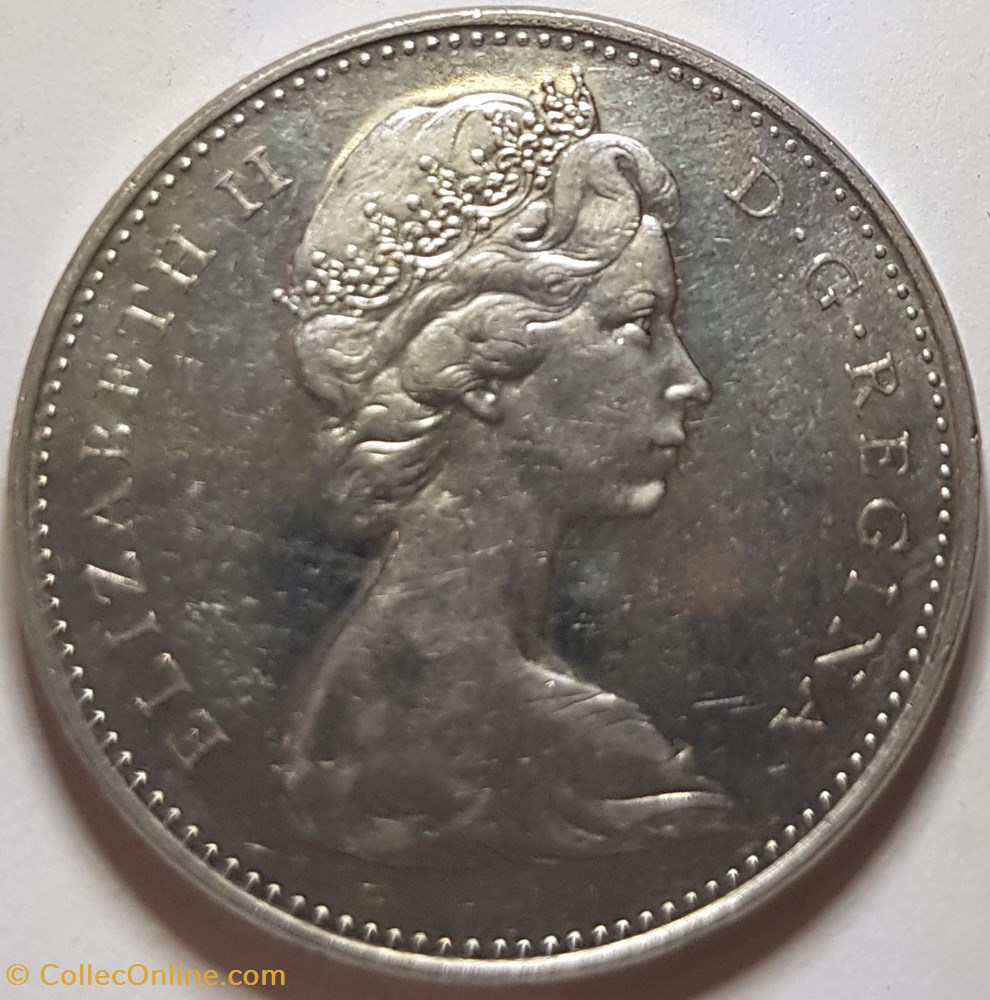 5 cents Elizabeth II 2e effigie 1965 Canada monnaies monde 5 cents elizabeth ii 2e effigie 1965 canada