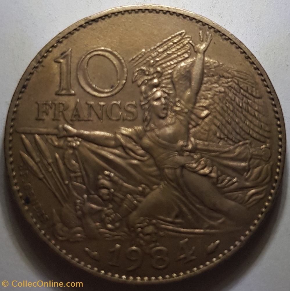 10 francs François Rude France 1984 monnaie moderne 10 francs francois rude france 1984