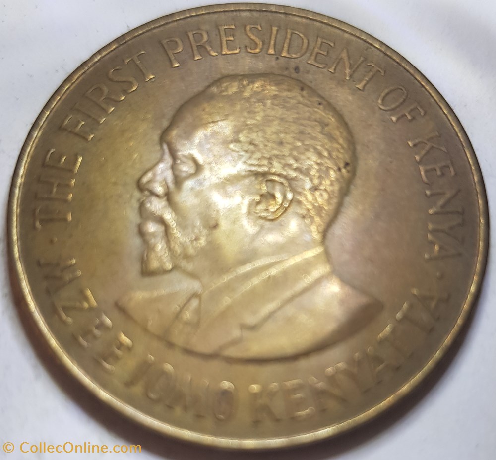 10 cents Jomo Kenyatta Kenya 1971 monnaie monde 10 cents jomo kenyatta kenya 1971