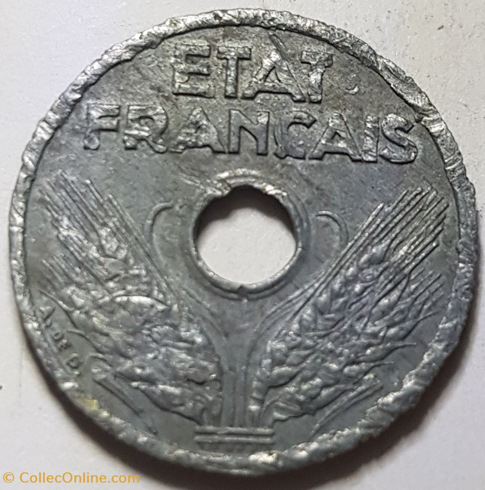 10 centimes Etat français France 1944 monnaie moderne 10 centimes etat francais france 1944