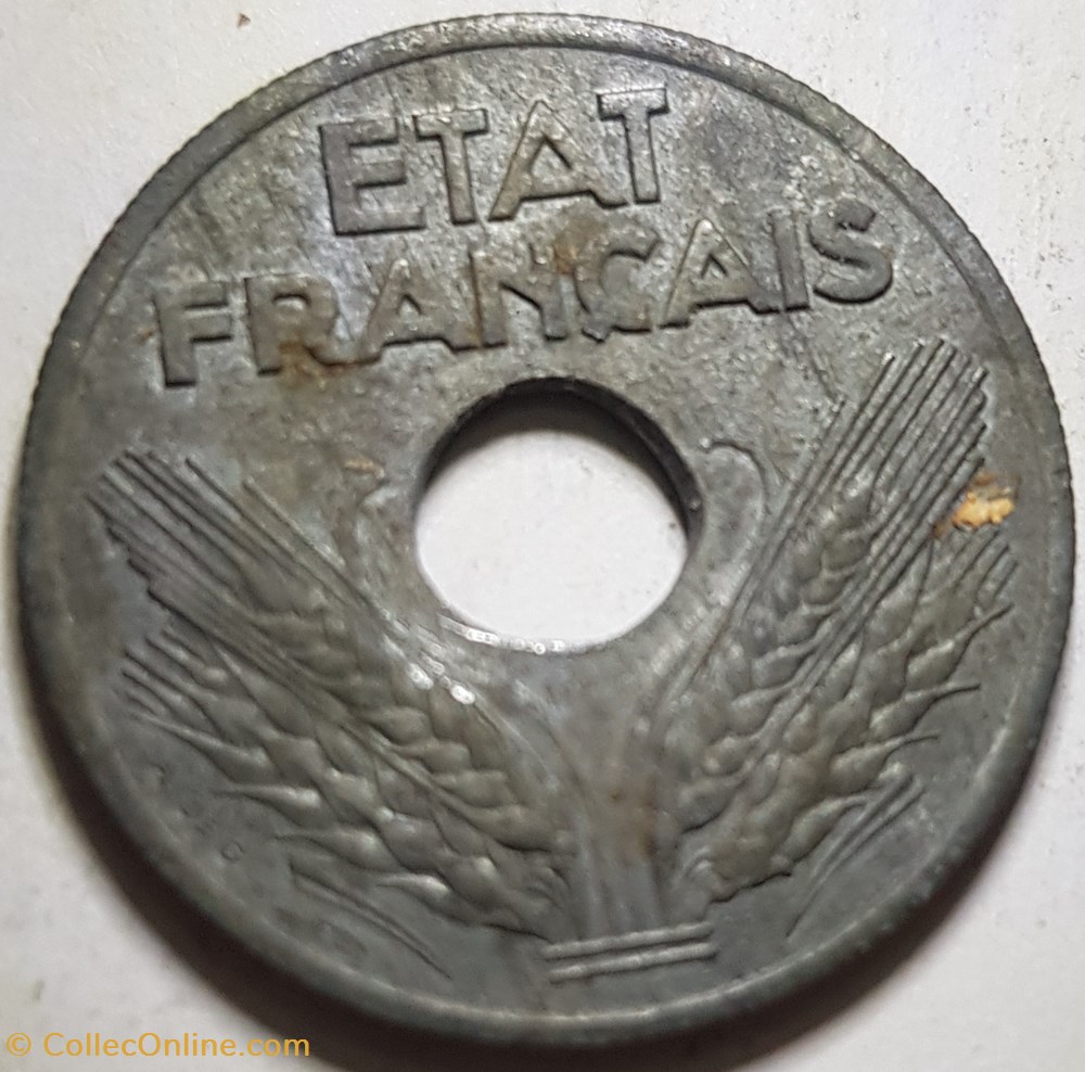 monnaie moderne 10 centimes etat francais france 1941