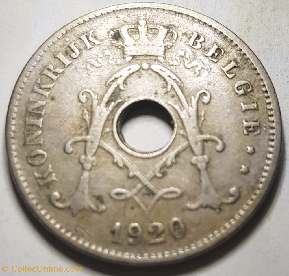 10 centimes - Albert Ier Belgique 1920 néerlandais monnaie monde 10 centimes albert ier belgique 1920 neerlandais