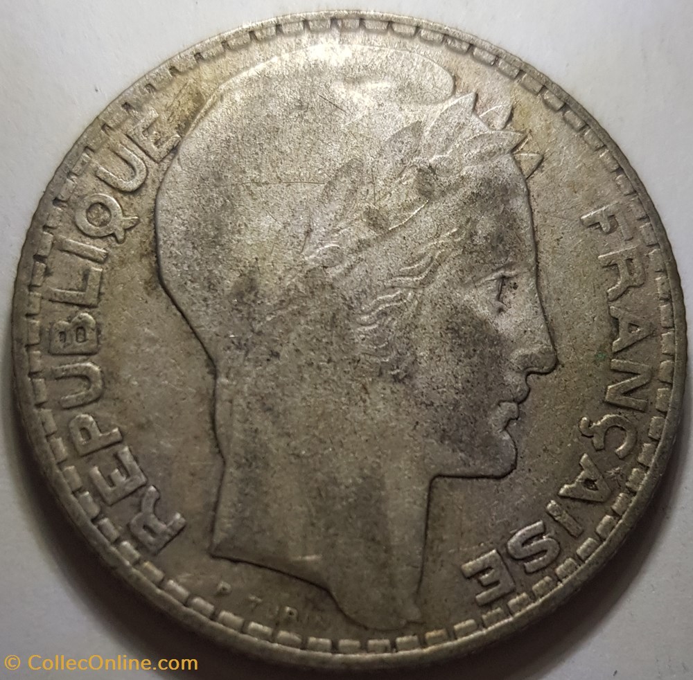 monnaie moderne 10 francs turin france 1931 1934